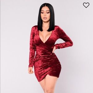 Fashion Nova velvet dress